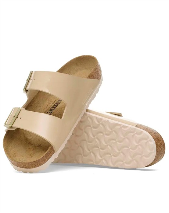 Arizona Birko-Flor Patent Sandal - Patent Sand